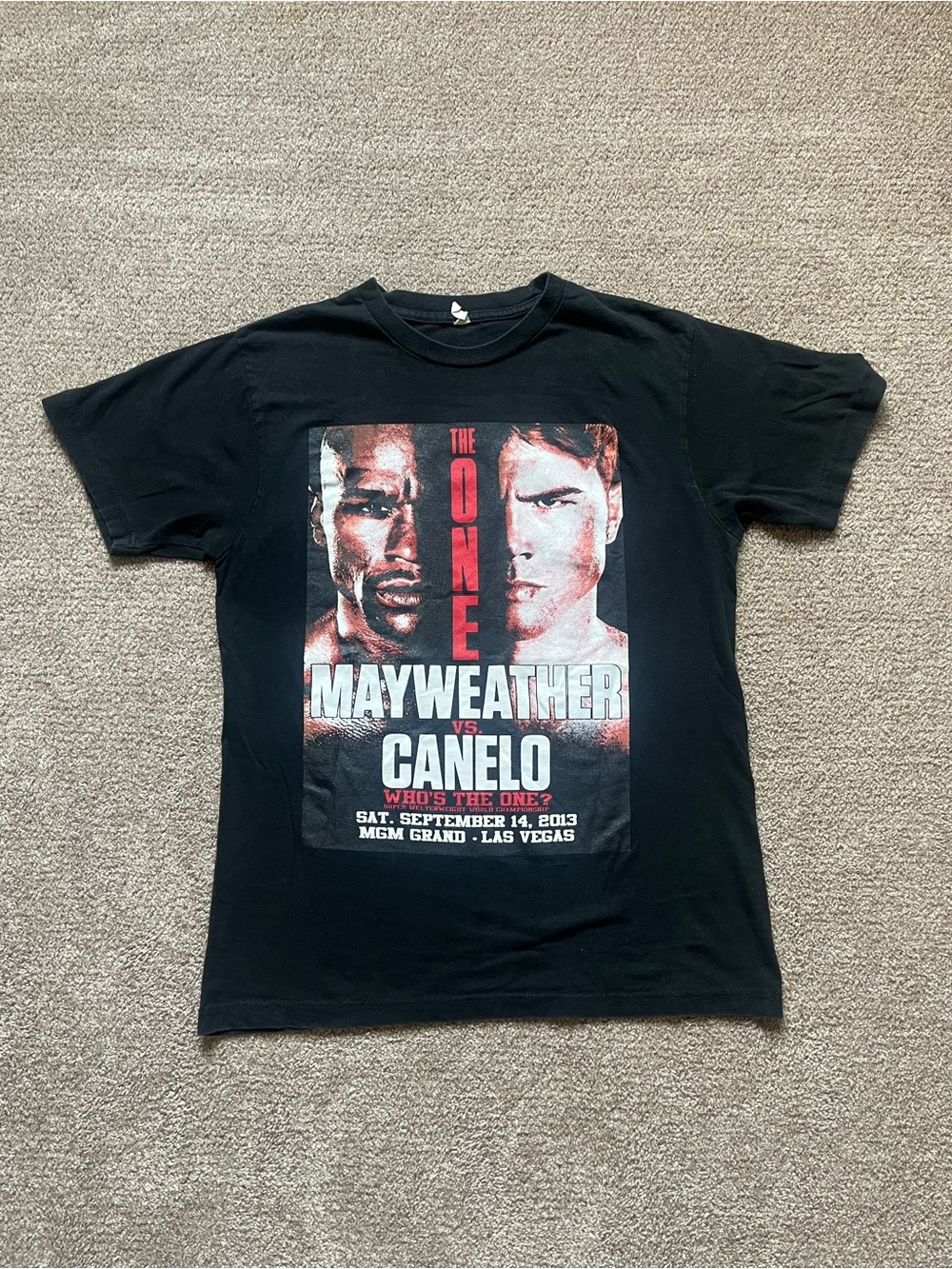 VTG ‘13 The One Mayweather vs Canelo Boxing Tee
